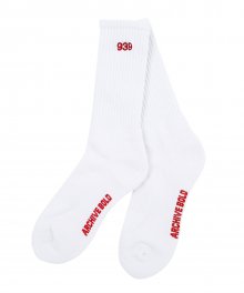 939 NEEDLEWORK SOCKS (WHITE)