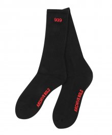 939 NEEDLEWORK SOCKS (BLACK)