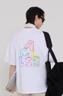 아클리세(ACLISE) Polychrome Logo T-shirts White