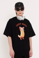 아클리세(ACLISE) Lessar panda T-shirts Black
