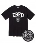 이벳필드(EBBETSFIELD) EBFD 엠블럼 반팔 티셔츠 블랙