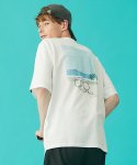 커버낫(COVERNAT) 썸머 호라이즌 티셔츠 화이트