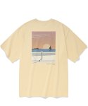 커버낫(COVERNAT) 썸머 호라이즌 티셔츠 버터