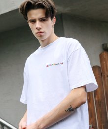 [UNISEX] UNDERLINE LOGO OVER T_WHITE