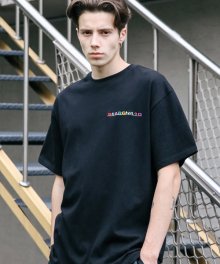 [UNISEX] UNDERLINE LOGO OVER T_BLACK