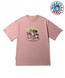 [MNBTH x Wheres Wally] Crew T-shirt(PINK)