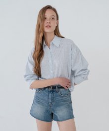 CLASSIC FIT LINEN STRIPED SHIRT_WHITE