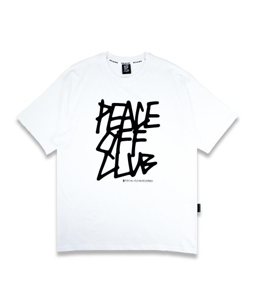 피스오프클럽(PEACE OFF CLUB) 태깅_로고 티셔츠 화이트 - 사이즈 & 후기 | 무신사