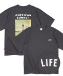 라이프 아카이브(LIFE) 라이프 아메리칸 섬머 티셔츠_다크그레이