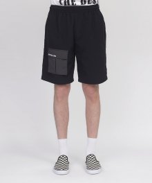 G.I combination pocket shorts BLACK