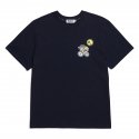 비욘드클로젯(BEYOND CLOSET) PSBC 얼스 라운딩 1/2 티셔츠 네이비