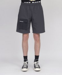 G.I combination pocket shorts CHARCOAL