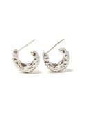 이스트인디고(EASTINDIGO) Plumpy core earrings Silver