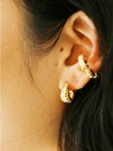 이스트인디고(EASTINDIGO) Plumpy core earrings Gold