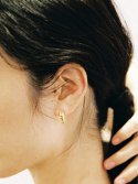 이스트인디고(EASTINDIGO) Crispy earrings gold