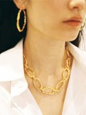 이스트인디고(EASTINDIGO) Elo chain necklace Gold
