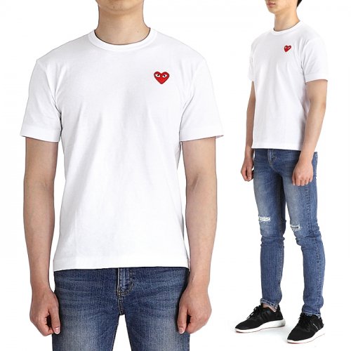 꼼데가르송(Comme Des Garcons) Az T108 051 2 남성 하트 반팔티셔츠 - 121,200 | 무신사 스토어