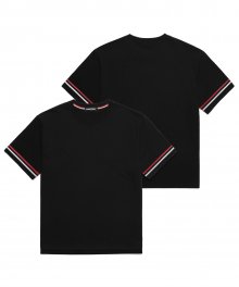 시그니처 에디션 트임 NO.1 반팔 티셔츠 (VNCTS261) 블랙