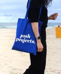 포쉬프로젝트(POSH-PROJECTS) E129 빅 홀리데이 로고 에코백_블루