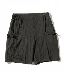 utility pocket short pants dark khaki