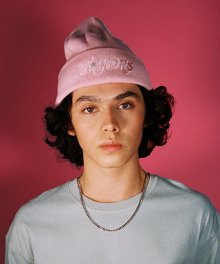 JIRO LOGO BEANIE (PINK)