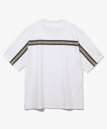 Multi Tape T-Shirts [White]