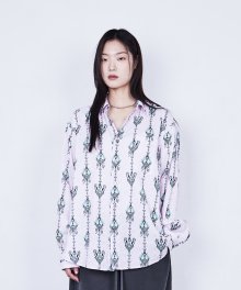 RELAXED SHIRT ORIENTAL CHANDELIER (PINK BLOSSOM)