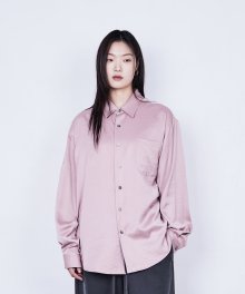 RELAXED SHIRT SATIN (PINK PEARL)