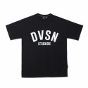 디브이에스엔 스튜디오(DVSN STUDIOS) University big logo T-shirt _ Black (White logo)