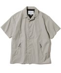 유니폼브릿지(UNIFORM BRIDGE) comfort zip pocket short shirts beige grey