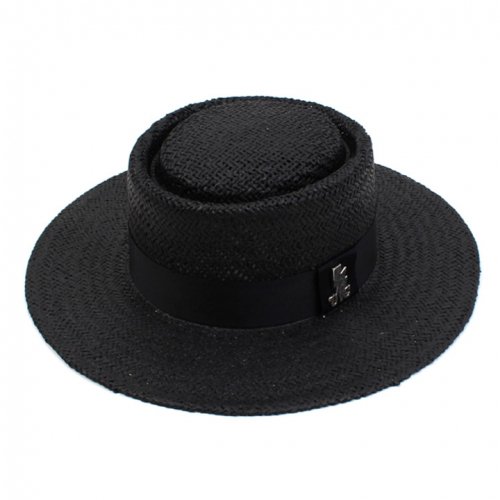 UNIVERSAL CHEMISTRY - Thunder Home Black Summer Fedora Summer Fedora