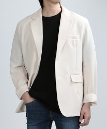 BALANCE PIPE BLAZER (CREAM)