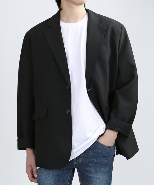 베리베인(veryvain) BALANCE PIPE BLAZER (BLACK)