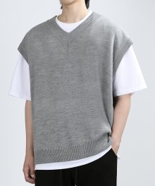 OVER LAYER VEST (GRAY)