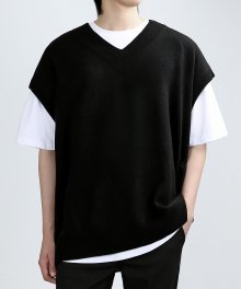 OVER LAYER VEST (BLACK)