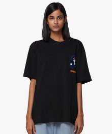 FEARLESS SPIRAL TEE - BLACK