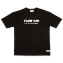프레임헌트(FRAMEHUNT) 빅 로고 티셔츠 블랙