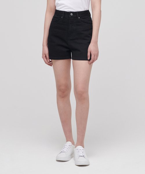 Black high cheap waisted jean shorts