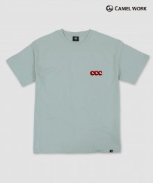 CCC 로고 반팔티셔츠(민트)