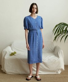 Raindrop Dress_Aqua Blue