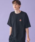 커버낫(COVERNAT) 불독 와펜 로고 티셔츠 블랙