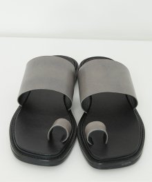 GREY square toe flip flops(NH206)