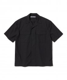 Light pocket s/s shirts black