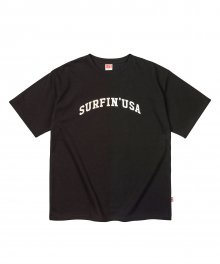 라이프 서핑 USA 티셔츠_블랙