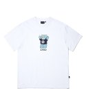 어피스오브케이크(APIECEOFCAKE) Signature Bear Half T-Shirts_White
