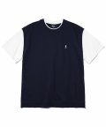 (23SS) HERITAGE UNIVERSITY DAN LAYERED TEE NAVY