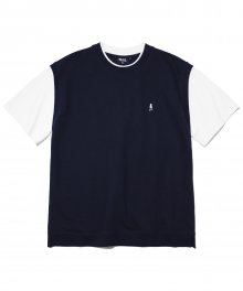 (23SS) HERITAGE UNIVERSITY DAN LAYERED TEE NAVY