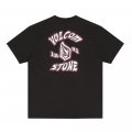 1991 STONE 3D 그래픽 오버핏 티셔츠(블랙)