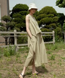 SIA 8004 Linen Layered One-piece_Olive