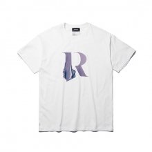 R 로고 티셔츠 화이트